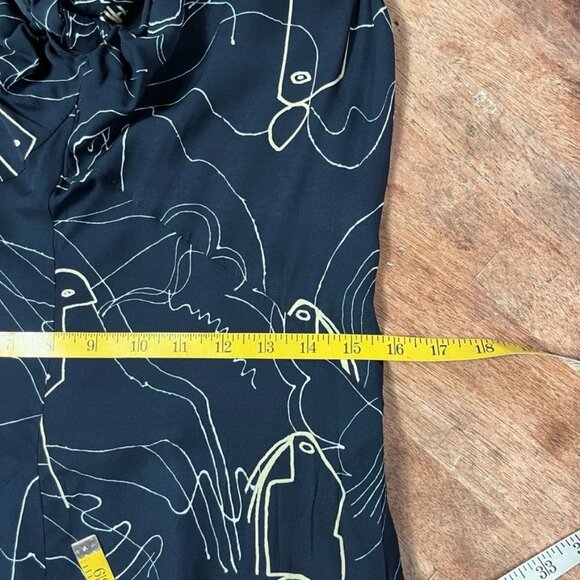 Lafayette 148 Adelphi Wide Leg Jumpsuit Womens XS Sleeveless Art To Wear - Picture 13 of 15